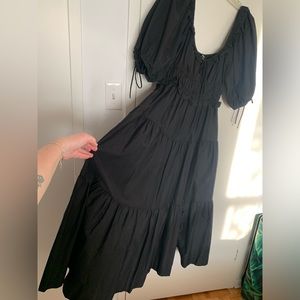 Cotton summer dress with pockets